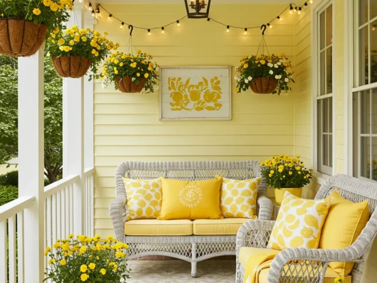 30 Fresh and Vibrant Summer Front Porch Decor Ideas to Elevate Seasonal Curb Appeal