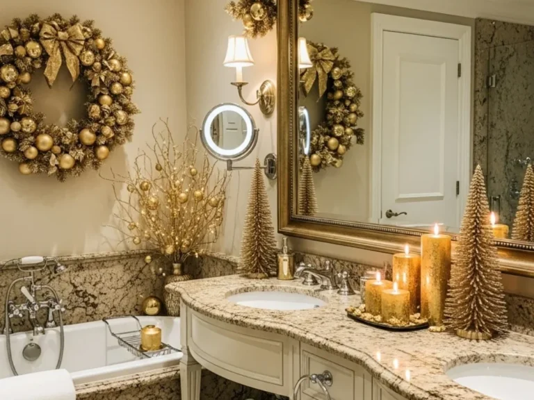 30 Festive Christmas Bathroom Décor Ideas to Spark Holiday Charm