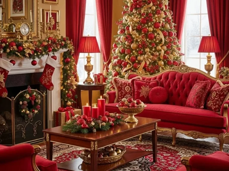 45 Stunning Red Christmas Décor Ideas to Bring Festive Warmth to Your Home