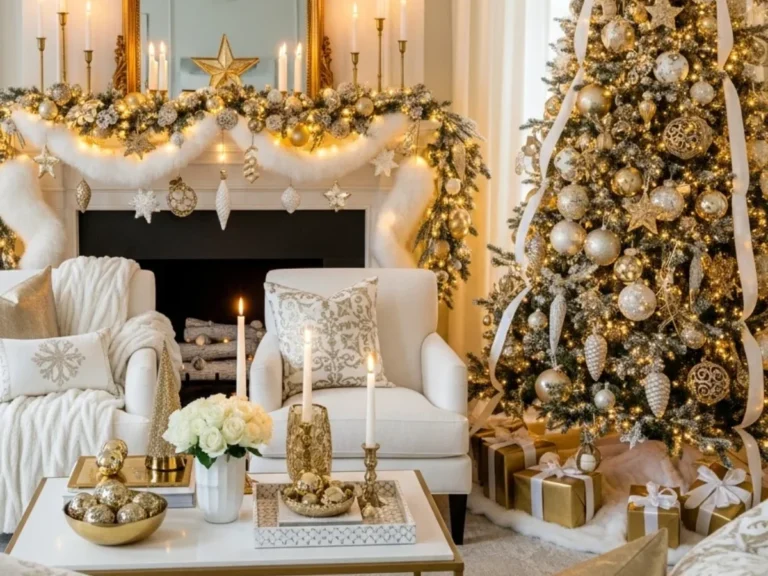 45 Trending Christmas Decor Ideas for Living Rooms: Modern, Cozy & Magical Styles