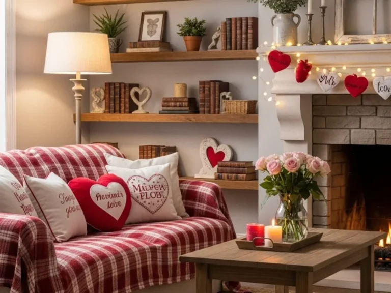 15 Cozy Farmhouse Valentine Decor Ideas for a Warm & Romantic Home